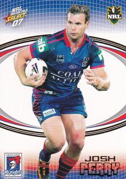 2007 Select NRL Invincible #094 Josh Perry Front
